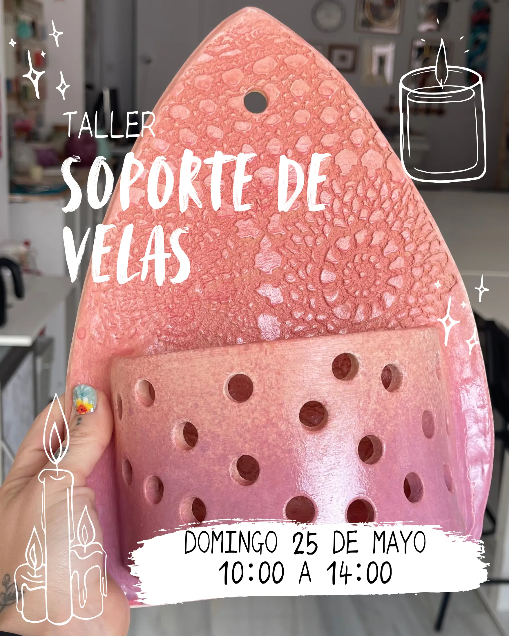 Taller Soporte de Velas