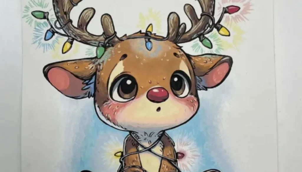 Tutorial navidad pintar reno