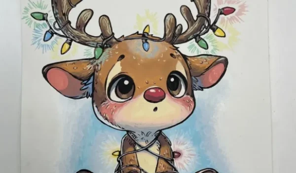 Tutorial navidad pintar reno