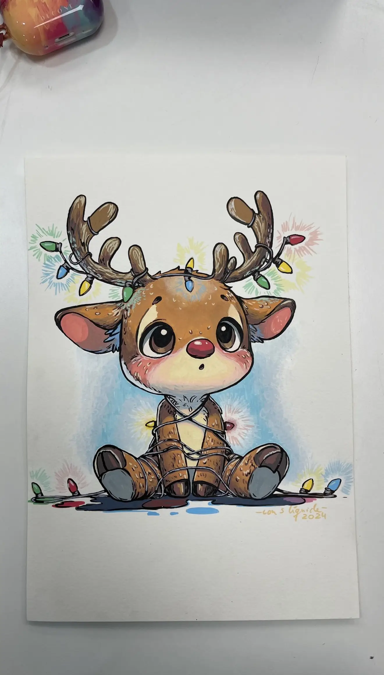 Tutorial navidad pintar reno