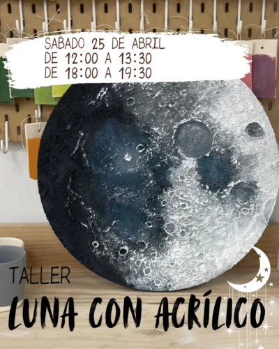 Taller Pintura Sevilla CSL Luna con Acrílico